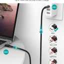 NIMASO USB C 3.1 Gen 2 Cable 10Gbps Data Transfer, 4K Video Output Monitor Cable100W PD Fast Charging for iPhone 17/16/15, MacBook, Huawei Matebook, iPad Pro 2020, Chromebook, KYY, Dell, LG, ARZOPA