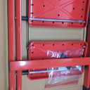 4 Step Folding Ladder with Handrails, Heavy Duty 800 lbs Step Stool, Anti-Slip Wide Pedals, Portable Foldable Stepladder for Home Kitchen Closet Indoor