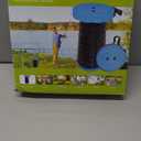 Camping Stool Portable Collapsible Stool Retractable Stool Folding Chair Outdoor Telescopic Stool Capacity 400lb Lightweight for Fishing Hiking Trips BBQ Stool Black