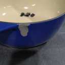 Lodge Essential Enamel Cast Iron Dutch Oven - Perfect for Bread Baking, Braising, Marinating & Slow Cooking - Features Moisture-Sealing Lid & Dual Handles - Kitchen Essentials - 6 Quarts - Indigo