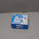 iClever BTH12 Kids Bluetooth Headphones,Colorful LED Lights Kids Headphones Wireless,74/85dBA Safe Volume,85H Playtime,Fast Charging,Bluetooth 5.2,Over Ear,Built-in Mic for iPad/Tablet/Airplane,Blue