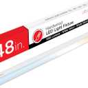 UltraPro 48 inch Hardwired Under Cabinet Lights, 3 Color Settings - 2700K/4000K/5000K - Warm White, Cool White, and Daylight, Under Cabinet Lighting, Dimmable Under Counter Lights for Kitchen, 45370