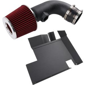 Cold Air Intake Kit Compatible with BMW 2008-2011 128i E82 E88, 2008-2011 328i/2006 330i E90 E91 E92 E93 N52 3.0L, Increases Horsepower & Torque, More Aggressive and Sporty Induction Sound (Black)