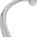 Zenna Home NeverRust Aluminum Curved Shower Curtain Rod, 44 to 72 Inches, Chrome