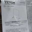 VEVOR Z Rack, Industrial Grade Z Base Garment Rack, Rolling Sturdy Steel Z Base Clothing Rack with Lockable Casters, for Home Clothing Store Display Orange (Set of 3) (24" x 63" x 71")