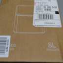 Mbillion Kitchen Compost Bin Hanging Trash Can with Lid 2.1 Gallon Stainless Steel Garbage Can for Kitchen Cabinet Door Mounted Trash Can Under Sink Door RV Bathroom,Brushed Black