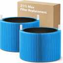 Blue Pure 211i Max AllergenBlock Filter Replacement Compatible with Blueair 211i Max Air Purifier, H13 Ture HEPA and High-Efficiency Activated Carbon Filters, Replacement Part #F2MAX