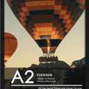 A2 Picture Frame Black, Classic 16.5x23.4 Poster Frame, Horizontal or Vertical Wall Mounting, 1 Pack