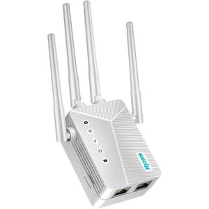 WiFi Extender with Ethernet Port, Long Range Internet Extender Eliminates Dead Zones