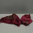 Peryiter 2 Pcs Burgundy Christmas Decoration Pillow Covers 18 X18 Inch Christmas Tree Decorative Red Velvet Embroidery Pillowcases Winter Xmas Party New Years Decor for Home Couch