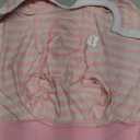 Dog Striped Recovery Suit, Puppy After Surgery Onesie for Female Male Dogs, Dogs Cats Long Sleeve Pajamas Bodysuit, Surgery Abdominal Wound Bandages Clothes, Dog Pant for Shedding Skin Disease, Light Pink, Large