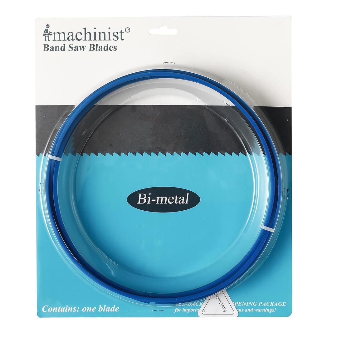 Imachinist S9334812SS M42 Bi-Metal 93" Long, 3/4" Wide, 0.035" Thick Bandsaw Blades for Stainless Steel, SS, Variable Teeth (8/12 TPI)