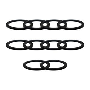 2" Camlock Gasket Fitting - Cam Lock Hose Seal for Female Coupler - Cam Groove Replacement Rubber Washer (10-Pack) (2)