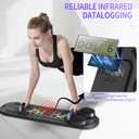 Pilates Board, Foldable Pilates Reformer Set for Home Workout with Timer, 6-in-1 Multifunctional Portable Reformer Pilates Machine at Home Pilates Equipment for Fitness, Exercise, Abs, Core Training