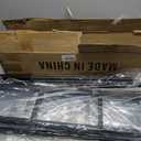 4Pcs DVD Shelves Wall Mount Media Storage Rack CD DVD Organizer Metal Shelf 34 Inch Cube Storage Media Shelf and Video Game Organizer, Cube Organizer Shelves Floating Shelves for Wall (4PCS-BLACK)