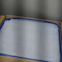 IRIS USA WeatherPro 60 Qt Storage Bins with Lids, 3 Pack, BPA-Free Plastic Gasket Box with Tight Latch and Seal, Stackable Nestable Tote Tub - Clear/Blue