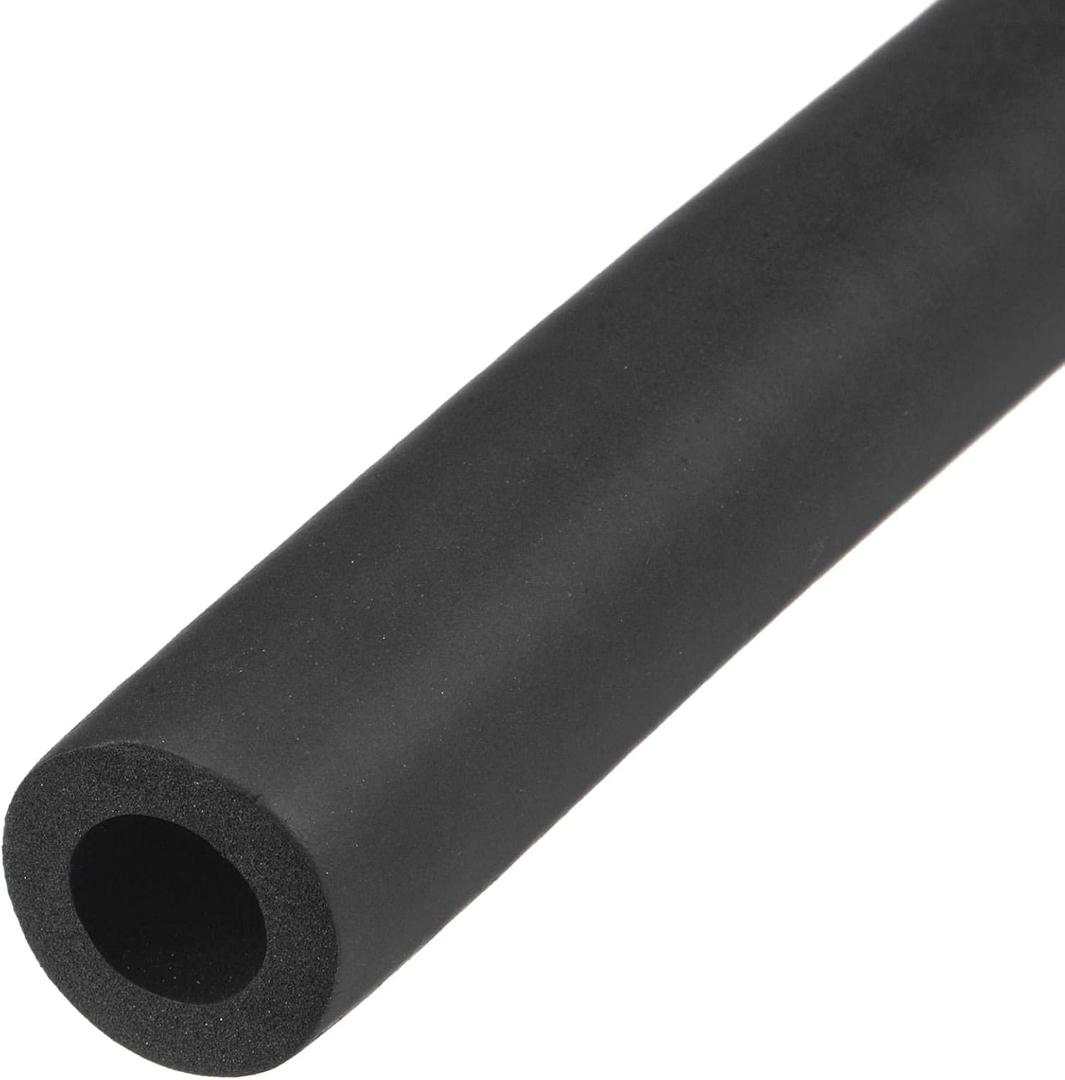 uxcell Foam Tubing for Handle Grip Support, Pipe Insulation, 14mm ID 24mm OD 1m Length Black