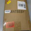 MATBEBY Twin XL Mattress Pad - Cooling Breathable Mattress Topper, Quilted Fitted Mattress Protector, Pillow Top Mattress Cover with 8-21" Deep Pocket, Machine Washable, Dark Grey, Twin Extra Long