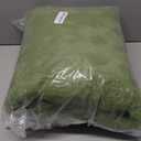 EMME Faux Fur Duvet Cover King Size, 3 Pieces Ultra Soft Fluffy Comforter Cover, Cozy Warm for Winter, Luxury Elegant Shaggy Bubble Design Bedding, 1 Duvet Cover & 2 Pillow Shams (King, Green)