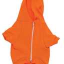 iChoue Fall Dog Hoodie - Soft & Warm Dog Thanksgiving Sweater with Leash Hole and Pocket, Pet Winter Coat, Cold Weather Clothes Sweatshirt for Small Medium Large Dogs Puppy Cat Boys Girls, Orange L+