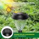 URAGO Super Bright Solar Lights Outdoor Waterproof-10 Pack, Dusk to Dawn Up to 12 Hrs Solar Powered Outdoor Pathway Garden Lights Auto On/Off, LED Landscape Lighting Decorative for Walkway Patio Yard