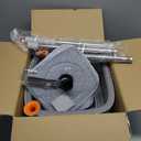 INWEJIA Spin Mop and Bucket Set with Self - Separation System, 360 - Degree Spinning Self - Wringing, Square Cleaning Mop and Bucket with Wringer, with Replaceable Mops (Light Grey - 2 Pads)