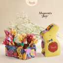 Venchi - Rabbit-Shaped Tin, 2.33 Oz, 6 Assorted Hazelnut Chocolate Mini Eggs, Gluten Free, Venchi Spring Collection Teresa Rego, Gift Idea, Mother's Day (EXP 01/31/27)