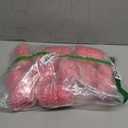 ZRQ 8 Packs Pink Marley Hair Crochet Hair 18 Inch Afro Kinky Marley Braiding Hair, Long Synthetic Springy Afro Twist Hair Extensions (Pink,8 Packs)