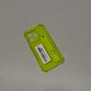 siduater Strap Case for 6.1" iPhone 14 Pro with Wristband Kickstand, Clear Soft TPU Protective Shockproof Bumper Rugged Cover, Adjustable Hand Grip Loop for iPhone 14 Pro 6.1 Inch, Neon Green