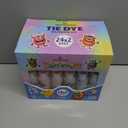 12 Colors Tie Dye Kit, Tie Dye Set for Kids, Pre-Filled Tye Dye Bottles, Non Toxic Permanent Fabric Dye Art Set, Easy DIY Fabric Art - Create Fun