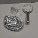 FASDUNT Shower Head with Handheld, High Pressure Handheld Shower Head with 80" Extra Long Stainless Steel Hose & Adjustable Bracket, Showerhead with ON/OFF Switch for Pets Bath (Premium Chrome)