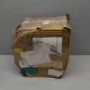 Uiifan 50 Pcs Gold Charger Plates Bulk 13'' Antique Plastic Chargers, about 13 inches in diameter