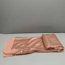 Fabric by The Yard Blush Sequin Fabric 12 Feet 4 Yards Embroidered Glitter Fabric for Sewing Shimmer Material Fabric-Backdrop Tablecloth Linen Table Runner (4 Yards, Blush)