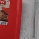 Pyrex Easy Grab 3-Quart Oblong Baking Dish, Red Lid, 9" x 13"