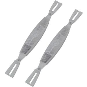 Silver Wheel Reflector for Bikes - Night Safety Bicycle Reflectors Easy to Install Spoke Lights Waterproof Plastic for Road and Mountain Bikes