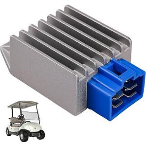 Golf Cart Voltage Regulator Rectifier, Fits 1991-Up Yamaha G8 G9 G11 G14 G16 G20 G21 G22 G23 G27 G28 G29, OEM# JF2-81910-01-00