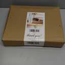 11.8" x 9.6" Small White Arched Vanity Mirror, Vintage Makeup Mirror Baroque Style Arendahl Carved Mirror with Frame for Desk Decorative Table Aesthetic for Dresser,Bedroom,Living-Room