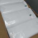 Hoffmaster 125006 Linen-Like Dinner Napkin, Unembossed, 1/8 Fold, 20" Length x 17" Width, White (Case of 300)