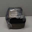 Small Organizing Baskets for Cubes Shelf, 9.7x9.7x7.1 Inch Rope Woven Storage Bins for Nursery Shelves Storage, Cute Toy Basket, Square 3 Packs Black Brown