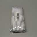 LANE LINEN 100% Cotton Pillowcases, King Size, 450 Thread Count Sateen, Soft & Breathable, Ticking Stripe - Cobalt Blue