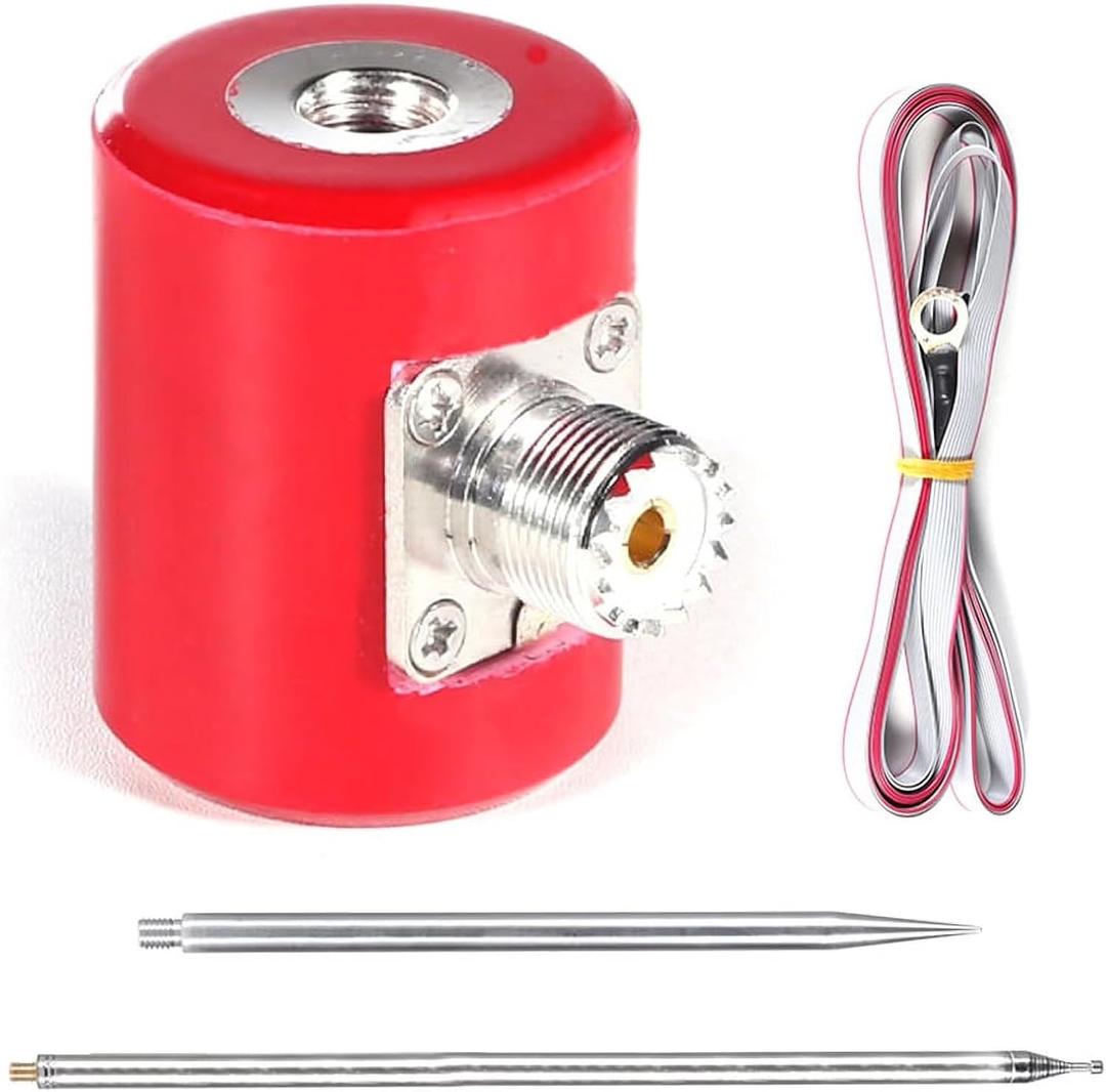 16.4FT/5M QRP Antenna 14M-30MHz 300W-600W HF Antenna Multifunction Portable 1/4 Wavelength for USDX QRP Radio