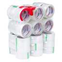 STIKPACK 36 Rolls Packing Tape with Refillable Dispenser, 1.88 inch x 60 Yards, Total 2160Y, Ultra Strong Clear Packaging Tape for Shipping Moving & Storage