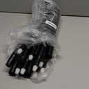 Black Shower Curtain Rod 31 to 104 Inch,1 Inch Diameter Adjustable Spring Tension Curtain Rod No Drilling Stainless Steel Telescoping Rod,No Rust