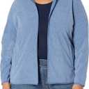 Amazon Essentials Women's Classic-Fit Full-Zip Polar Soft Fleece Jacket, Outerwear Coat with Cuffs 6X