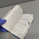 POPRUN 2026 Pocket Calendar Planner (Mini Size-3.5" x 6.5" Hardcover),12 Months (Jan. - Dec. 2026) - Small Planner Weekly and Monthly for Purse with Pen Holder, Storage Pocket - Navy Blue