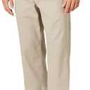 Amazon Essentials Men's Classic-Fit Wrinkle-Resistant Flat-Front Chino Pant, Beige, Size 34W*31L