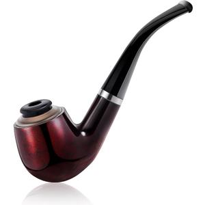 Detective Fake Pipe Costume Accessory Pipe Prop Toys for Halloween Stage Performance Dress Up