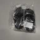 Josmo Kids Summer Beach Pool Sandals - Open Toe Boys Ankle Strap Shoes Size 5-10 Toddler (Black)