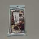 Case for iPhone 16 Pro,Durable Drop Protection Shockproof Silicone + Hard PC 2 in 1 Hybrid Protective Cover with Stylish Pattern Design - Romantic Love Flower