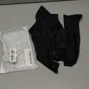 GREENBAA No Show High Rise Bikini Panties Women's Seamless Hi Cut Underwear Pack,Black-4Pack,Large